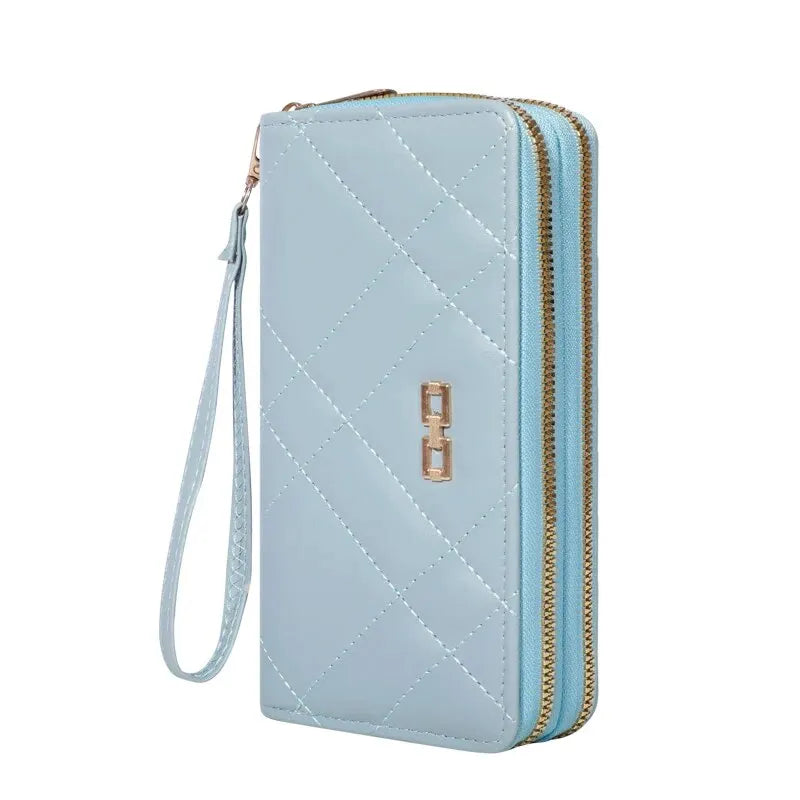 Chic Quilted Long Wallet for Women