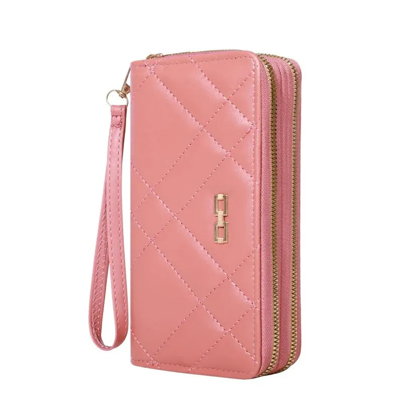 Chic Quilted Long Wallet for Women