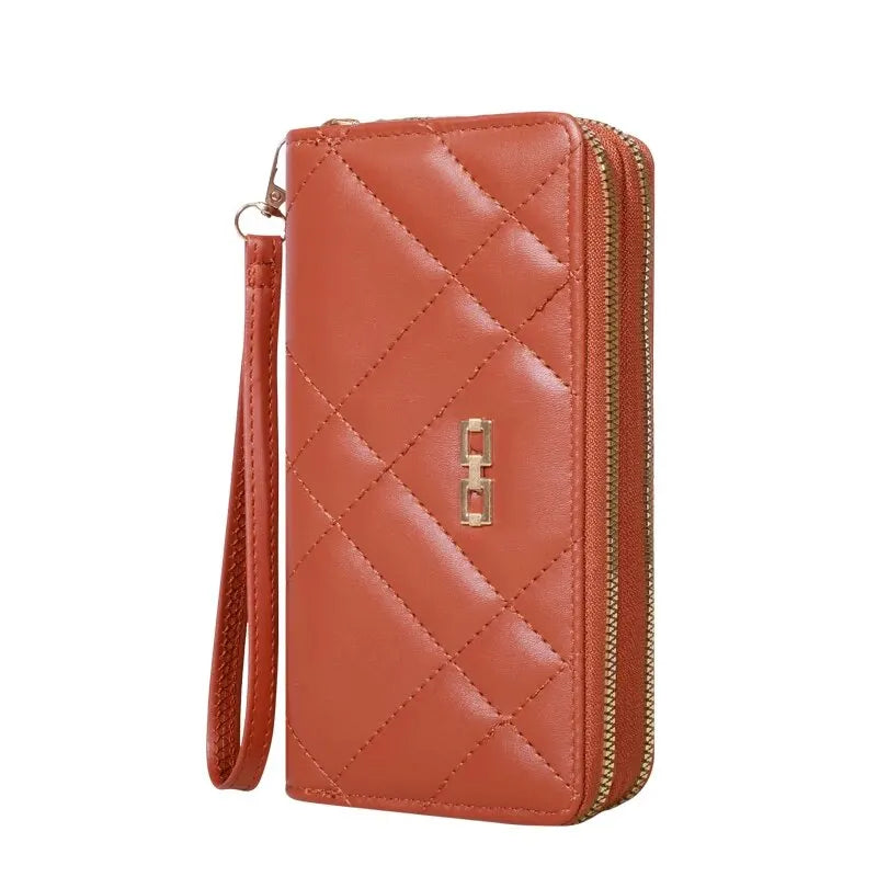 Chic Quilted Long Wallet for Women